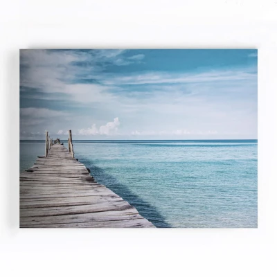 Afbeelding van Art for the Home Canvas Oceaan Multikleur 75x100