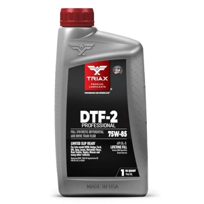 Afbeelding van TRIAX DTF 2 Professional 75W 85 GL 5 Volledig Synthetische Vloeistof voor Differentiëlen, Transmissies, Hypoïde Versnellingen, en Limited Slip Transmissies (1 Quart/0.946 l)
