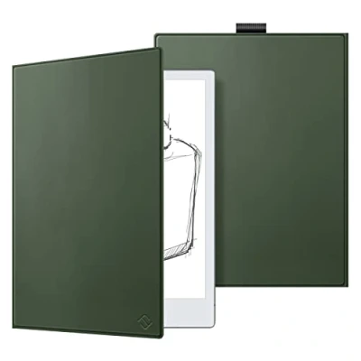 Afbeelding van FINTIE EZDX020 Slim Hoesje voor Remarkable 2 Digitale Papiertablet 10,3 inch (2020 uitgebracht) Premium PU Lederen Lichtgewicht Boek Folio Cover met Penhouder, Niet Past Opmerkelijk 1, Alpengroen