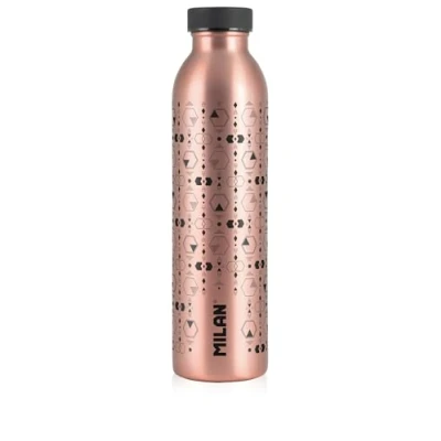 Afbeelding van Thermosfles van roestvrij staal, 591 ml, koper serie, zwart MILAN®