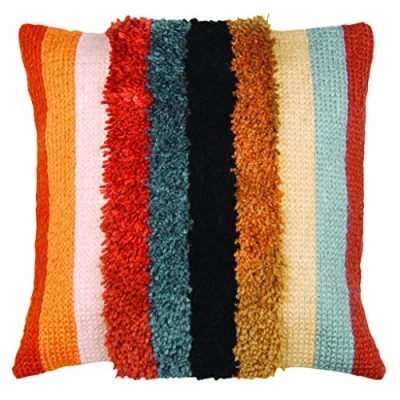 Afbeelding van Knoop kettingsteekkussen kit Boho strepen Vervaco PN 0175564