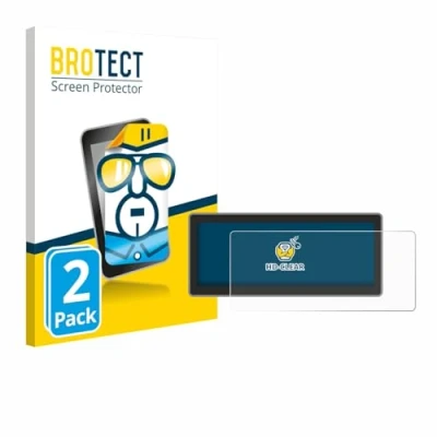 Afbeelding van BROTECT Screenprotector voor RSNAV Series 5 (Audi B8 A4/S4/RS4/A5/S5/RS5/Q5/SQ5) 10.25&quot; Folie Beschermfolie transparant (2 Stuks)