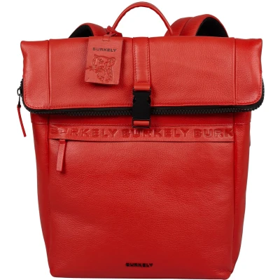 Afbeelding van Burkely Minimal Mason Rolltop 14 Rugzak, Maat: One Size, Red