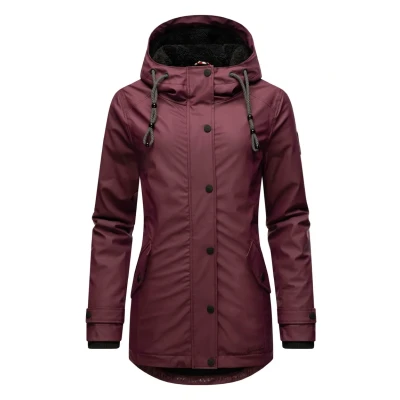 Afbeelding van Navahoo Lindraa Winterjas, Dames, Maat: XS, Dark red melange