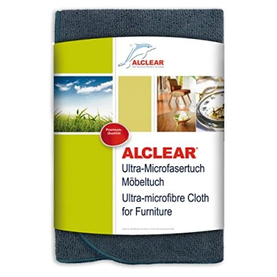 Afbeelding van Alclear A257343M Premium ultra microvezeldoek voor meubels, polijstdoek, meubelverzorging zonder krasjes, huishouden, 40 x cm, antraciet