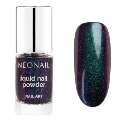 Afbeelding van NEONAIL Liquid Nail Powder Chameleon 01 Vloeibaar Nagelpoeder Art Decoratie Glitter Poeder Nagelkunst Nageldesign Nagel Deco Chrome Paars, Blauw 6,5 ml