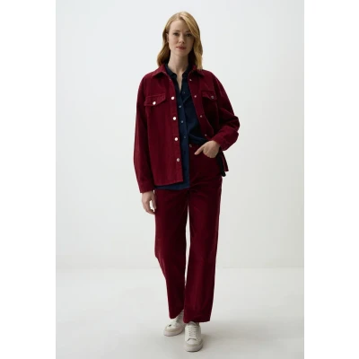 Afbeelding van Jimmy Key Wideleg Broek, Dames, Maat: 36, Bordeaux
