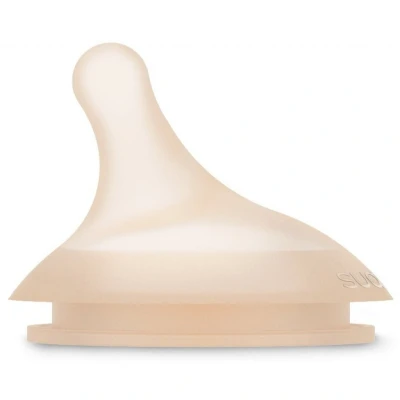Afbeelding van Suavinex Zero.Zero Anti Colic Medium Flow 2 Stuks Silicone Speen SXZBRF051224