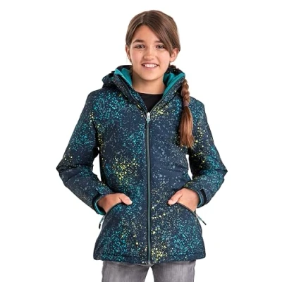 Afbeelding van killtec meisjes Outdoorjack/functioneel jack met capuchon KOW 197 GRLS JCKT, dark navy, 164, 38512 000