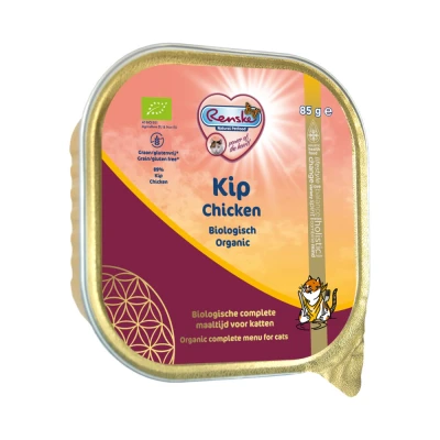 Afbeelding van Renske Kat Bio Alu 85 g Kattenvoer Kip Graanvrij