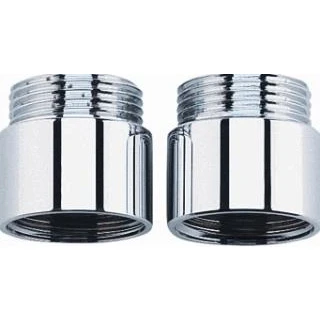 Afbeelding van Grohe verlengstuk 3/4&quot; x 18 mm chr. 2 stuks
