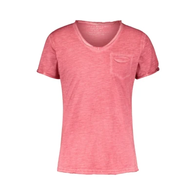 Afbeelding van Key Largo SODA NEW Vneck Tshirt print, Heren, Maat: Small, Rot (74)