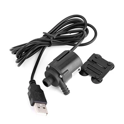 Afbeelding van Mini waterpomp, borstelloze micro waterpomp zonder USB borstel, DC4V 6V 150L/H Walfront Dompelwaterpomp