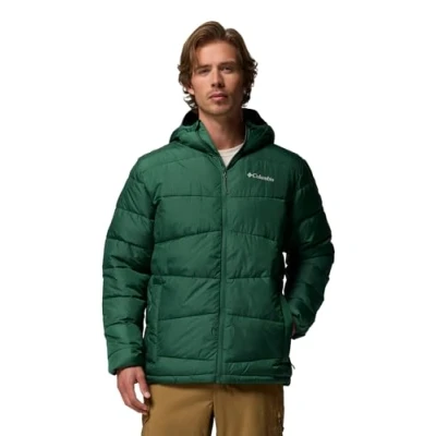 Afbeelding van Columbia Fivemile Butte 2 jas met capuchon voor heren, donsjas, regenwoud, M
