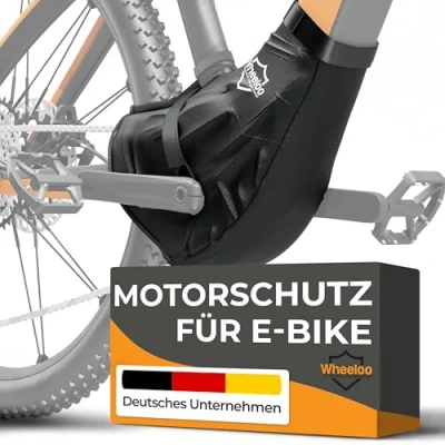 Afbeelding van WHEELOO Ebike motor beschermhoes gemaakt van nylon I fietsdrager transport bescherming regen past op o.a. Bosch, Brose, Shimano, Yamaha, Specialized