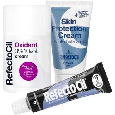Afbeelding van Refectocil Wenkbrauwverf Kit 2 blauw/zwart bundel/set/pakket