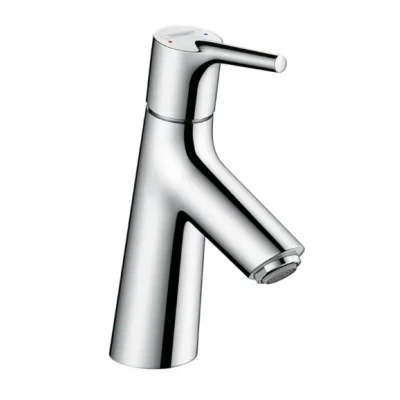 Afbeelding van Hansgrohe Talis S 1 greeps wastafelkraan 80 Push Open afvoer