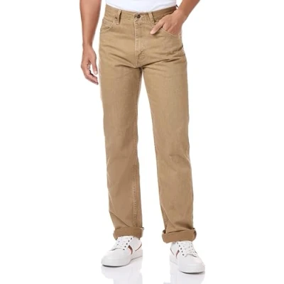Afbeelding van Wrangler Authentics Classic Regular fit Jean voor heren, Kaki, 31W / 32L