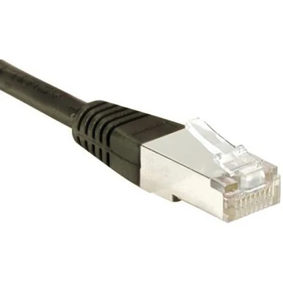 Afbeelding van Dexlan 858375, 0,5 m, Cat6a, S/FTP (S STP), RJ 45, Zwart