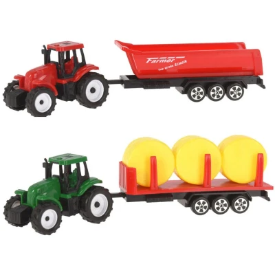 Afbeelding van Tractor met Aanhanger, 20,5cm