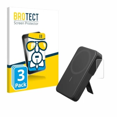 Afbeelding van BROTECT Screenprotector voor Anker MagGo Folie Beschermfolie Beschermglas transparant (3 Stuks)
