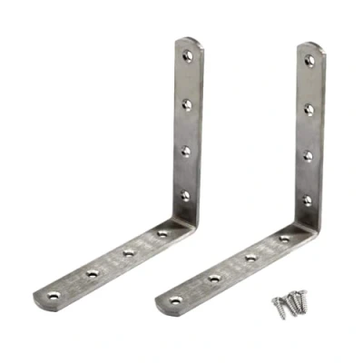 Afbeelding van (2 stuks) 150x150x25x4mm Hoek Connector Beugels (Dikte 4mm) Roestvrij Staal L Vorm Brace Met Schroeven