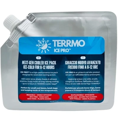Afbeelding van TERRMO Ice Pro™ Koelaccu’s voor koeltas, koelbox en lunchbox Langdurige koeling 812u Sterke koelelementen, Pack for Coolers, herbruikbaar koelblok koeler Klein 350ml &amp; 19x16cm 1 st.