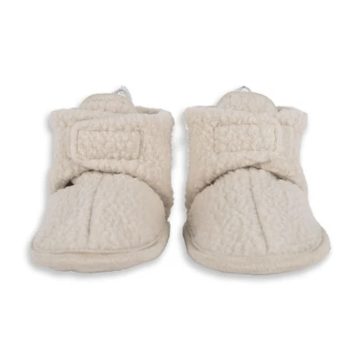 Afbeelding van Lodger Babyslofje Slipper Fleece Birch 3 6mnd