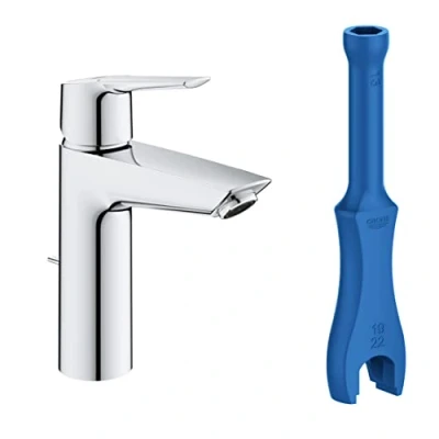 Afbeelding van GROHE QuickFix Start ES wastafelmengkraan M size met waste