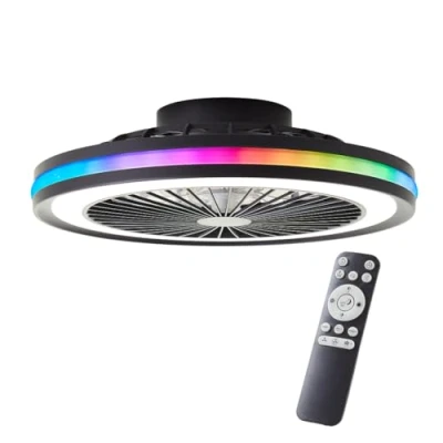 Afbeelding van Brilliant G99280/06 Palmero LED plafondlamp module 40 W Zwart