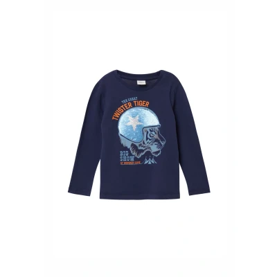 Afbeelding van s.Oliver longsleeve donkerblauw
