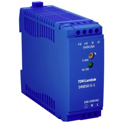 Afbeelding van TDK Lambda 1092075 DRB 50 24 1 DIN rail adapter (DIN rail) V/DC 2,1 A 50,4 W x