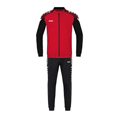 Afbeelding van Trainingspak polyester Performance Rood/zwart / S