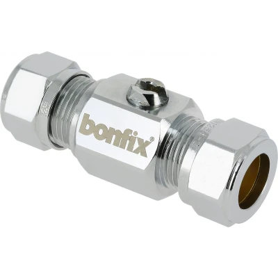 Afbeelding van Bonfix kogelstopkraan 22 x mm knel chroom