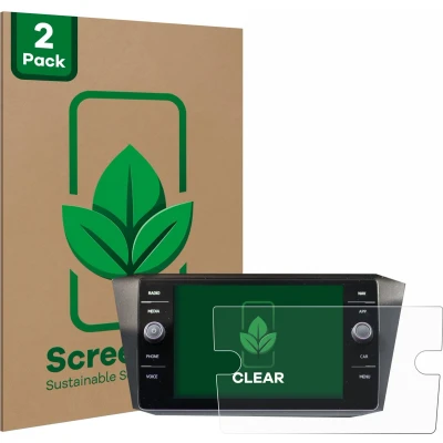 Afbeelding van ScreenLeaf Screenprotector voor Volkswagen Discover Media Golf Alltrack / Tiguan 2018 Duurzame schermbescherming Folie Beschermfolie transparant (2 Stuks)