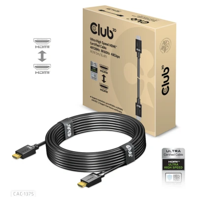 Afbeelding van CLUB3D CAC 1375 HDMI kabel 5 m Type A (Standaard)