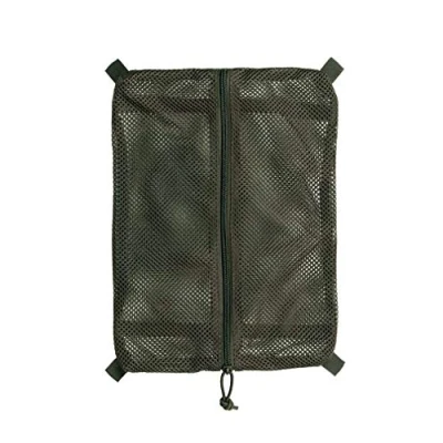 Afbeelding van Mil Tec Mesh Tas met Klittenband Toilettas Olive drab Large