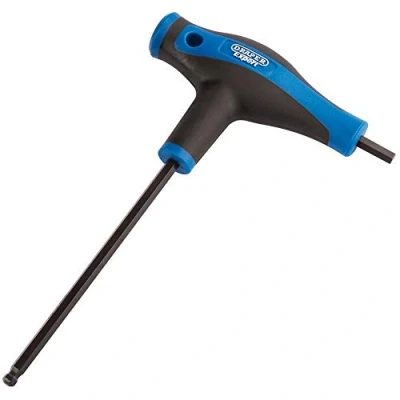 Afbeelding van DRAPER THEX/SG/B Expert Soft Grip&quot;T&quot; handvat Hexagon en BALL END KEY, blauw, 6,0 mm