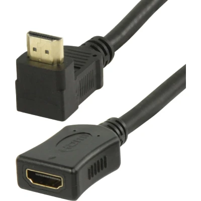Afbeelding van HDMI adapter 90 haaks naar boven versie 1.4 (4K 30Hz) 0,15 meter