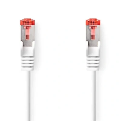 Afbeelding van CAT6 kabel RJ45 Male S/FTP 3.00 m Rond LSZH Wit Nedis