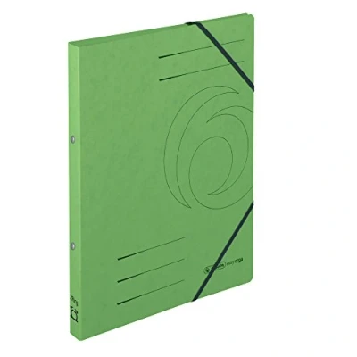 Afbeelding van herlitz 11255445 ringmap &quot;Quality&quot;, A4, groen, 2 ringmechanisme, rugbreedte 25 mm, 5 stuks