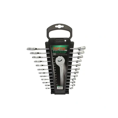 Afbeelding van Schroeven en steeksleutelset TOPTUL 12st 6 14 15 17 19mm HiPerformance