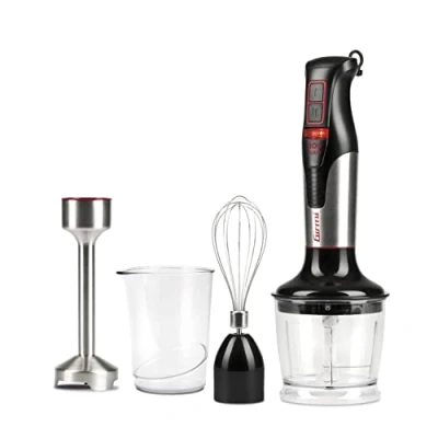 Afbeelding van Girmi MX3900 blender Staafmixer 800 W Zwart, Roestvrijstaal, Transparant