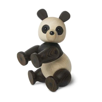 Afbeelding van Spring Copenhagen Polly panda decoratie Esdoorn essenhout