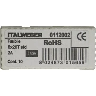 Afbeelding van Remeha glaszekering 2 A traag (10