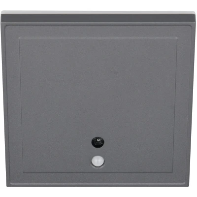 Afbeelding van REALITY FORTALEZA Wandlamp Antraciet incl. 1x SMD 2 W Bewegingssensor Schemersensor USB aansluiting Wandmontage Oplaadbaar Snoerloos Indirecte verlichting Niet dimbaar Orientatielicht Buitenverlichting IP54