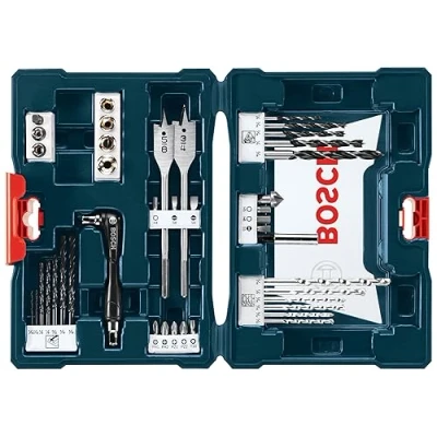 Afbeelding van BOSCH MS4041 41 delige boor en rijset met meegeleverde koffer voor toepassingen in hout, metaal metselwerk