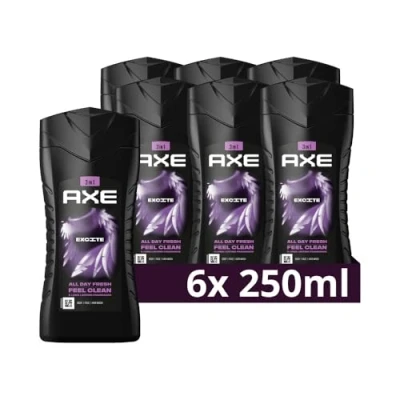 Afbeelding van Axe Excite 3 in 1 Douchegel 6 x 250 ml Voordeelverpakking