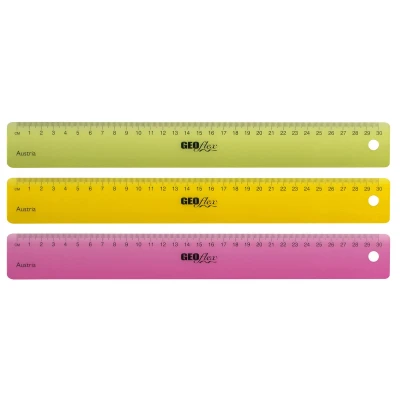Afbeelding van 10x Liniaal Aristo GEOflex 30cm neon kleuren