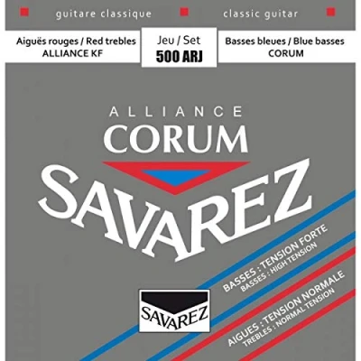 Afbeelding van Savarez K Git. snaren 500ARJ Corum Carbon Klassieke gitaarsnaren